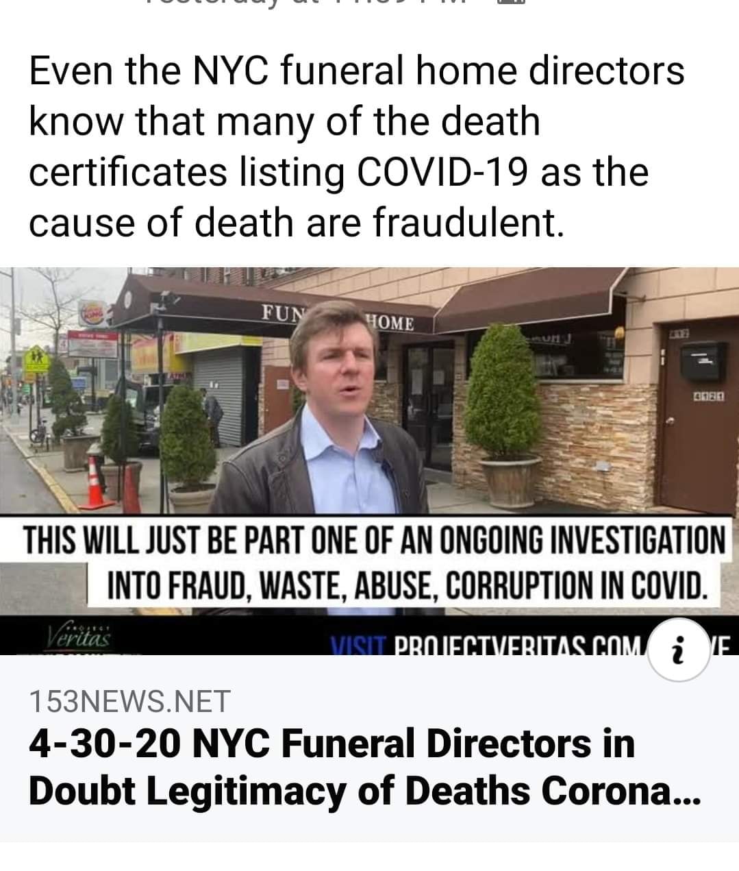 NYC:  Doctors, Nurses, Funeral Directors are Speaking Out to Save Patients!